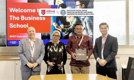 PT Gistrav OnTrip Asia Menjembatani MoU antara Fakultas Ekonomi dan Bisnis Universitas Bangka Belitung dan RMIT Vietnam